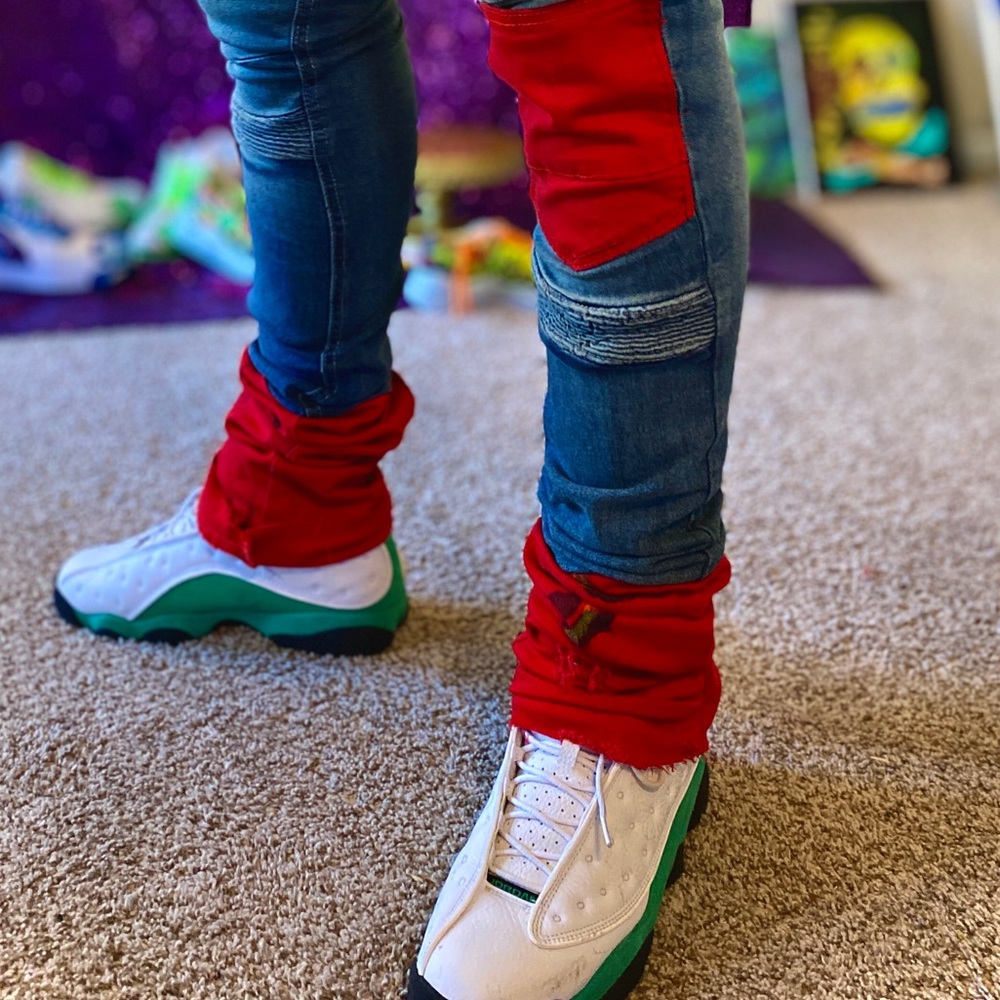 CUSTUM ONE OF ONE STACKED JEANS